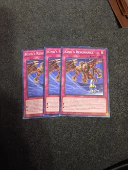 YUGIOH x3 BLZD-EN071 KING'S RESONANCE - COMMON 1st EDITION - Image 1