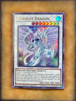 Yugioh Stardust Dragon DUPO-EN103 Ultra Rare Limited Edition NM - Image 1