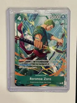 SEALED One Piece TCG - Roronoa Zoro, P-114, 2026 C2E2 Promo Card, English B - Image 1
