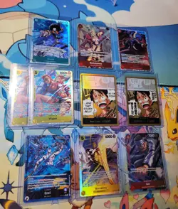 10 Card One Piece Lot! OP15 Enel Foil Alt Art *SEE PICS*🔥Gold Don Eng + Jpn! - Image 1