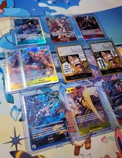10 Card One Piece Lot! OP15 Enel Foil Alt Art *SEE PICS*🔥Gold Don Eng + Jpn! - Image 2