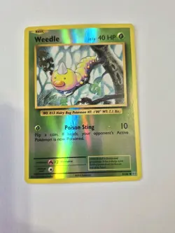 Weedle 5/108 Reverse Holo XY Evolutions Pokemon Card NM/LP 2016 - Image 1