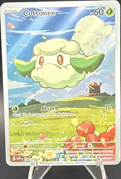 Cottonee 090/086 Sv: White Flare Illustration Rare Holo (English) Pokemon Card - Image 1