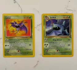 Pokemon TCG Zubat & Golbat 1999 Collector’s Cards - Image 1