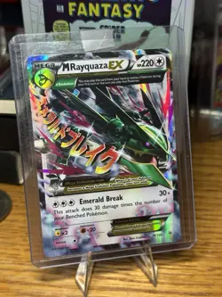Mega Rayquaza EX - 76/108 - Pokemon Roaring Skies XY Ultra Rare Card LP CLEAN - Image 1