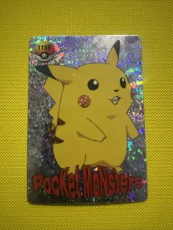 Pikachu #1159 | Pocket Monsters Pokemon Vintage Prism Vending Machine Card - Image 1