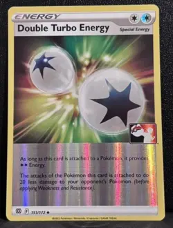 Double Turbo Energy 151/172 Holo Prize Pack Series Cards Near Mint - Image 1