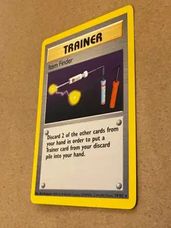 Item Finder 074/102 Base Set Unlimited Regular Pokemon Card NM - Image 3