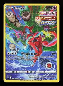 Deoxys GG12/GG70 Trainer Gallery Rare Crown Zenith Galarian Gallery Pokemon Card - Image 1