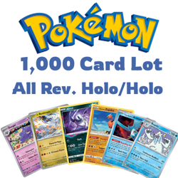 1000 Pokemon Card Lot ALL Holo & Reverse Holo U Scarlet & Violet + Older Sets - Image 1