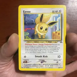 Vintage Eevee 38/75 Neo Discovery Regular Pokemon Card NM c484 - Image 1