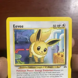 Vintage Eevee 38/75 Neo Discovery Regular Pokemon Card NM c484 - Image 2