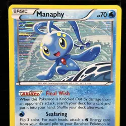 Manaphy 34/135 Holo Rare Plasma Storm Pokemon Card - Image 3