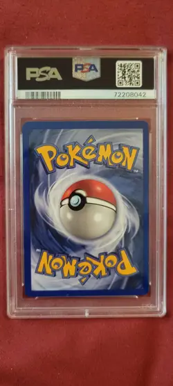 Pokemon PSA 9 MINT 1999 Poliwrath Base Set Unlimited Holo Card - Image 2
