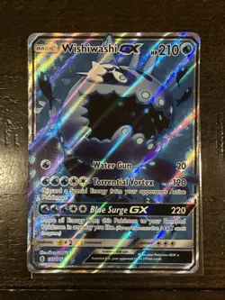 Wishiwashi GX (Full Art) 133/145 Guardians Rising Holo Pokemon Card - Image 1