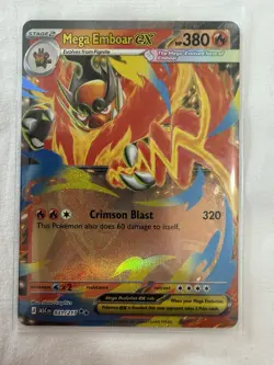 Mega Emboar ex 031/217 Double Rare Ascended Heroes Pokemon TCG Near Mint - Image 1