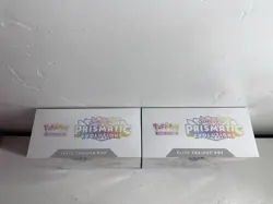 Pokemon Prismatic Evolutions ETB Elite Trainer Boxes NEW Factory Sealed Lot of 2 - Image 2