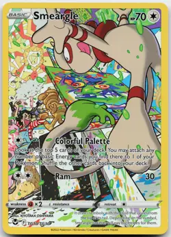 Smeargle TG10/TG30 Holo Silver Tempest Trainer Gallery Pokemon NM - Image 1