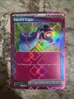 Pokemon TCG Hero's Cape 152/162 SV05: Temporal Forces ACE SPEC Rare Holo - Image 1