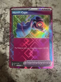 Pokemon TCG Hero's Cape 152/162 SV05: Temporal Forces ACE SPEC Rare Holo - Image 4
