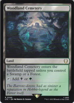 MTG Woodland Cemetery (346) | NM | Commander: The Lord of the Rings (LTC) - Image 1