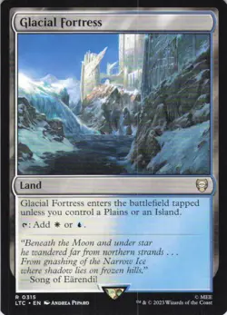 MTG Glacial Fortress (315) | NM | Commander: The Lord of the Rings (LTC) - Image 1