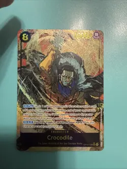 Crocodile OP14-120 SEC Alt Art Secret Rare One Piece OP14 Azure Sea NM - Image 1