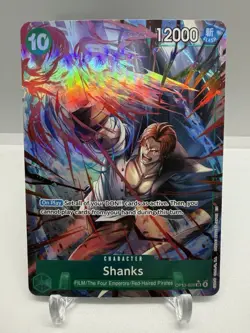 One Piece Shanks OP13-028 Alternate Art Carrying On His Will English NM - Image 1
