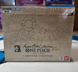 One Piece Extra Booster Anime 25th Collection Booster Box EB-02 Factory Sealed - Image 1