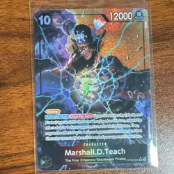 Bandai One Piece CCG Marshall.D.Teach OP09-093 Alternate Art Foil Super Rare 12… - Image 1