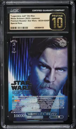 2023 Weiss Schwarz Japanese Star Wars "Legendary Jedi" Obi-Wan #SE39-028 CGC 10 - Image 1