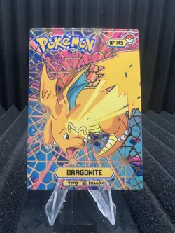 Dragonite #149 - Gold Holo - Card Tops Pokedex Database 2024 - Pokemon Card NM - Image 1