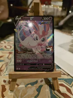 Sylveon V 074/203 Play! Prize Pack Series 1 Stamped Holo Pokemon Card 2021 mint - Image 1