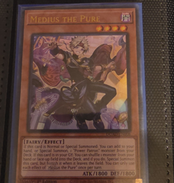 Yu-Gi-Oh! Medius the Pure Effect Card 1st Edition DUAD-EN008 ATK 1800 DEF 1800 - Image 1