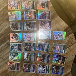 One Piece TCG Lot of 25 Super Rare English Cards NM/M - Image 1