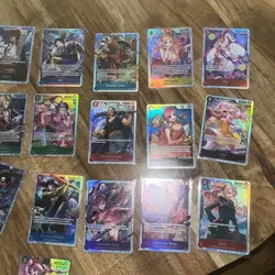 One Piece TCG Lot of 25 Super Rare English Cards NM/M - Image 4