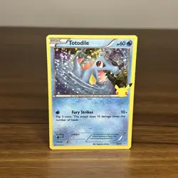 Totodile 18/25 McDonald's 25th Anniversary | Promo Holo Pokemon Card - Image 2