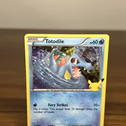 Totodile 18/25 McDonald's 25th Anniversary | Promo Holo Pokemon Card - Image 3