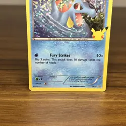 Totodile 18/25 McDonald's 25th Anniversary | Promo Holo Pokemon Card - Image 4
