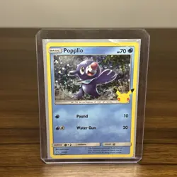 Popplio 23/25 McDonald's 25th Anniversary | Promo Holo Pokemon Card - Image 1