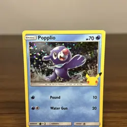 Popplio 23/25 McDonald's 25th Anniversary | Promo Holo Pokemon Card - Image 3