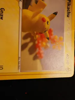 MP/HP Pokemon (Non-Holo) PIKACHU Card POP SERIES-2 Set #16/17 Org Play Promo#2 - Image 4