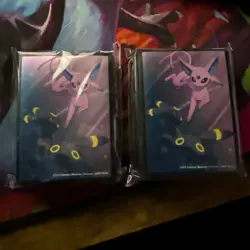 Umbreon Espeon Card Sleeves Prismatic Evolutions Collection (2 packs) Pokemon - Image 1