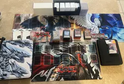 Massive Yugioh Card Collection Decks Binder Playmats And More - Image 1
