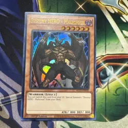 Yugioh! Destiny HERO - Malicious BLC1-EN030 Ultra Rare 1st Edition Card NM - Image 1