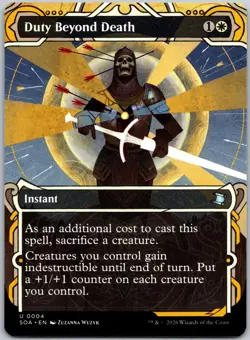 Duty Beyond Death 0004 Uncommon Secrets of Strixhaven: Mystical Archive NM - Image 1