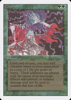 Channel 1x MtG Revised SP/NM - Image 1