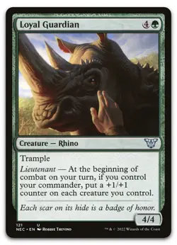 Loyal Guardian #121 (NM) Kamigawa Neon Dynasty NEC Magic MTG - Image 1