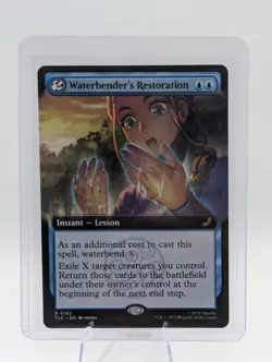 MTG Avatar The Last Airbender Waterbender's Restoration #0183 Extended Art - Image 1