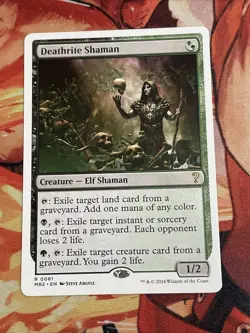 Deathrite Shaman - MTG Mystery Booster 2 - White Border - Rare 0081 - Image 1